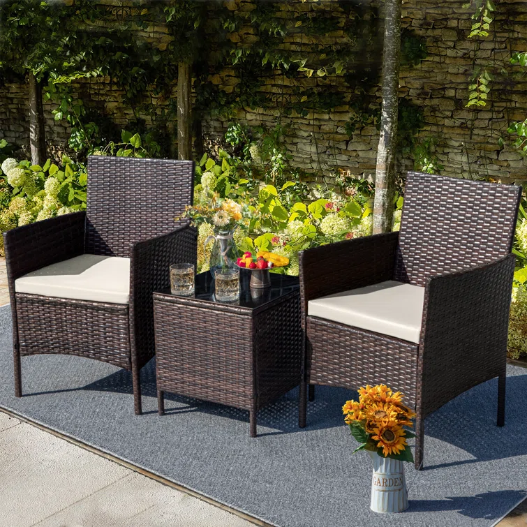 Jagger 2 - Person Outdoor Seating Group with Cushions