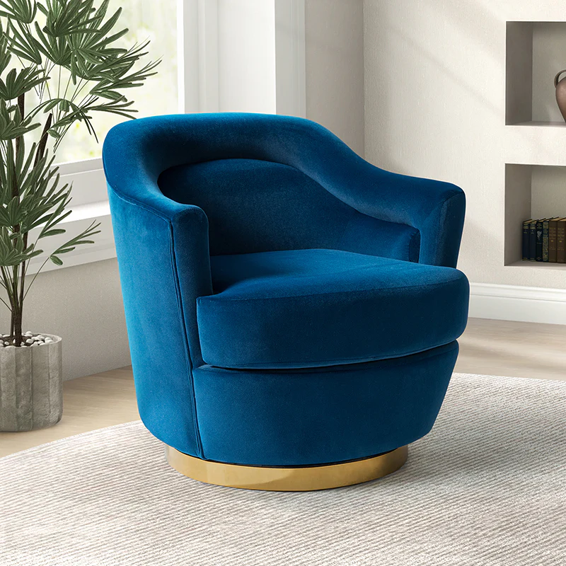 Cornelius Swivel barrel Chair