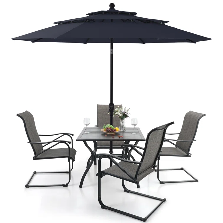 Alyah 4 - Person Square Outdoor Dining Set