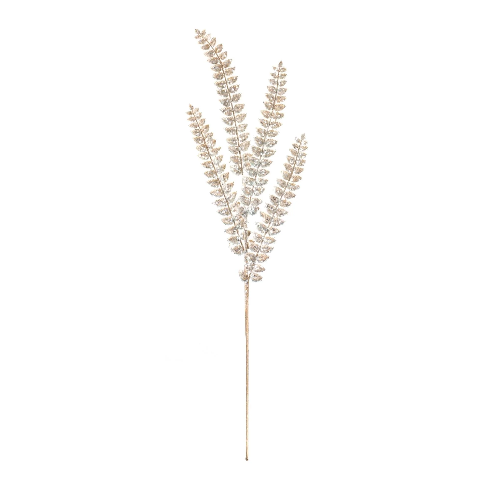 Set of 24 Gold Glittered Fern Artificial Christmas Sprays 32