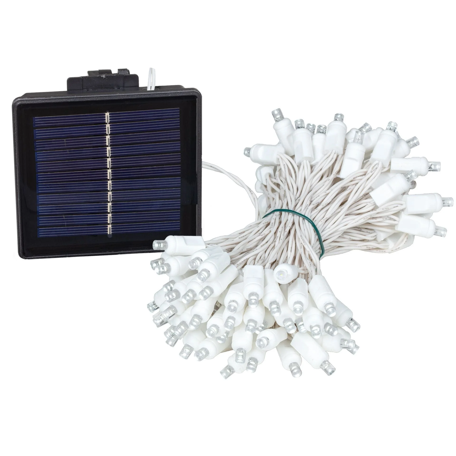 Novelty Lights 100 Light Solar LED Christmas Mini Light Set, 44 Feet