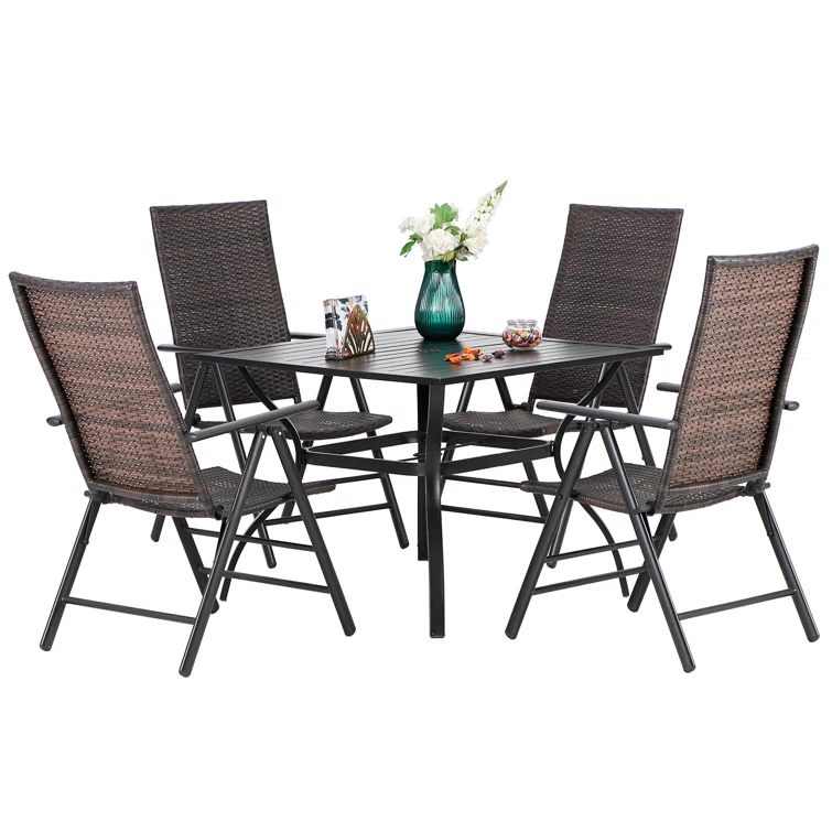 Alyah 4 - Person Square Outdoor Dining Set