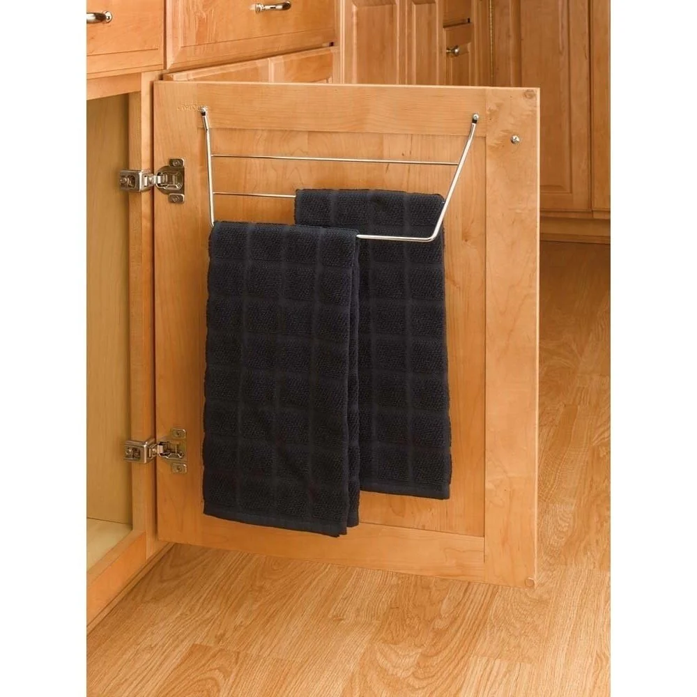 Rev-A-Shelf Chrome 3-rack Dish Towel Holder