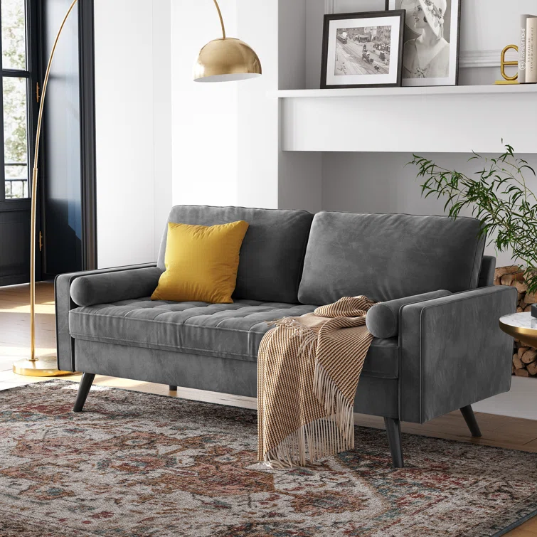 Brumback 69.7'' Velvet Sofa