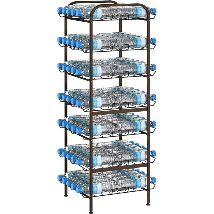 Water Bottle Organizer Vertical Free Standing Storage