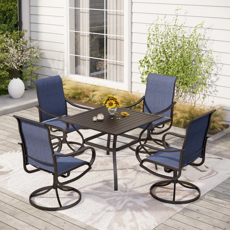 Sutiya 4 - Person Square Outdoor Dining Set