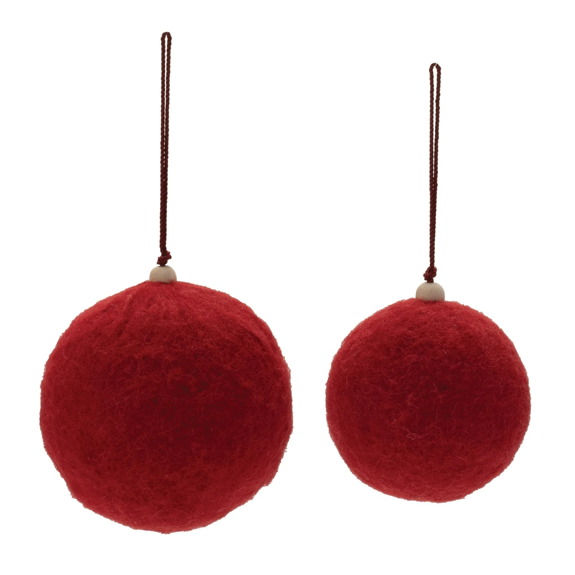 Felt Ball Christmas Ornaments - 4.75