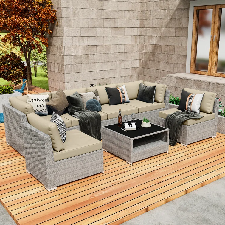 Outdoor Seating Group with Cushions