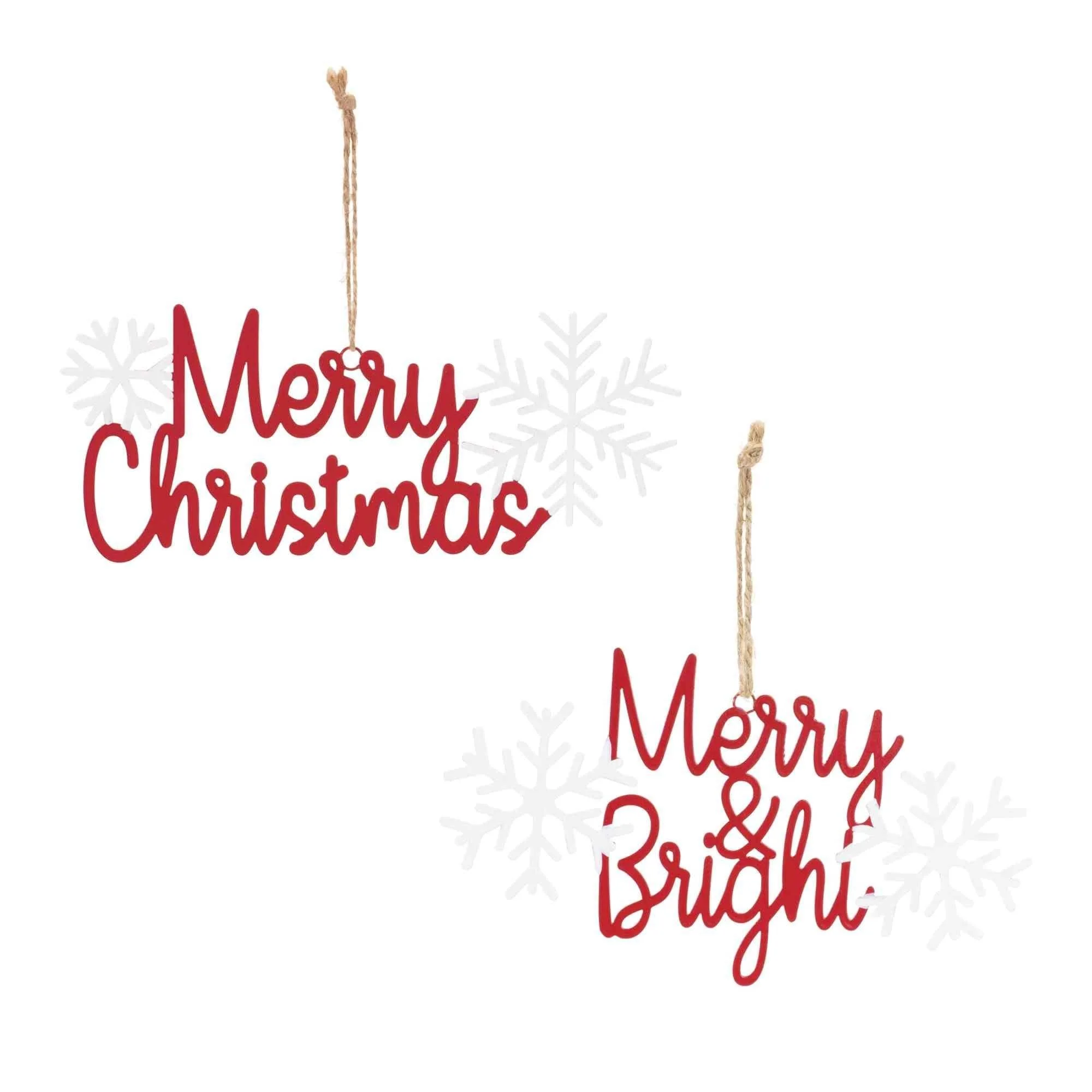 Christmas Sentiment Ornaments - 8