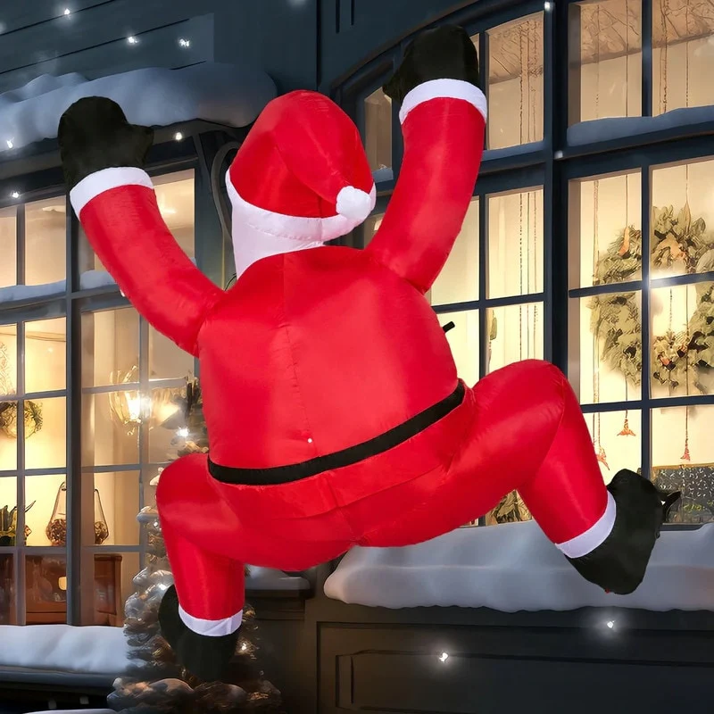 Climbing Santa Squad Inflatable