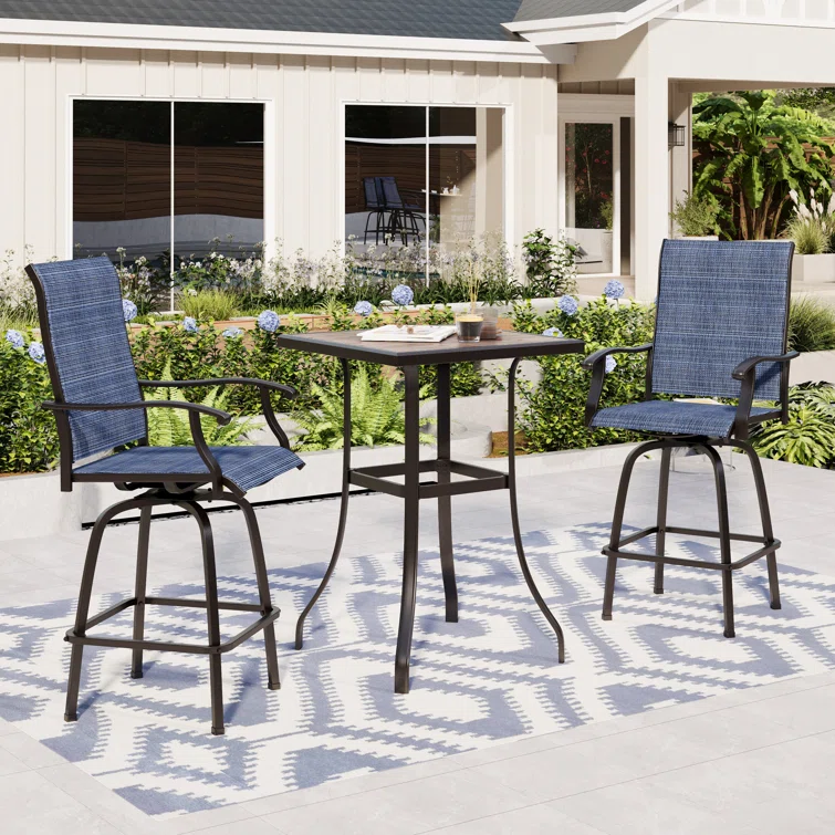 Naksh 2 - Person Square Outdoor Dining Set