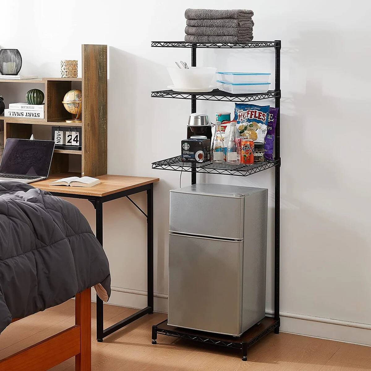 Suprima® Floating Shelf Mini Fridge Stand by DormCo