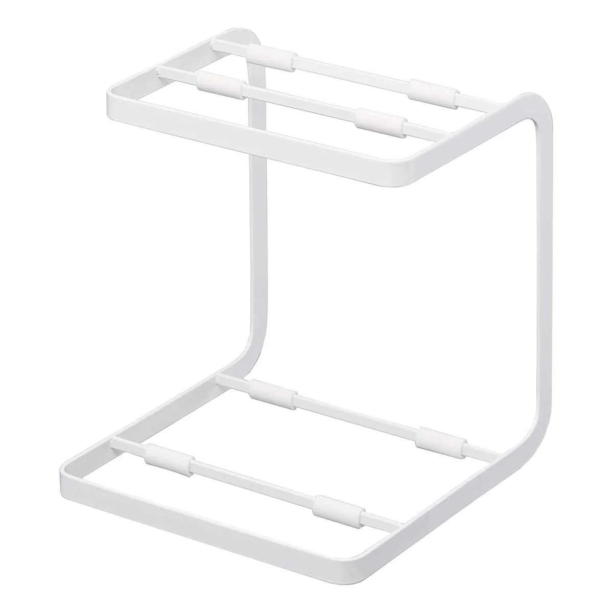 Yamazaki Home Two-Tier Pot Rack, Steel - L 8.27 x W 8.07 x H 8.86 inches