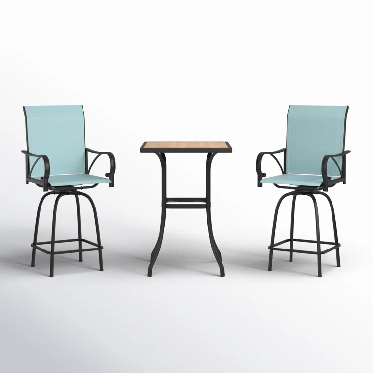 Alyne 2 - Person Square Outdoor Dining Set