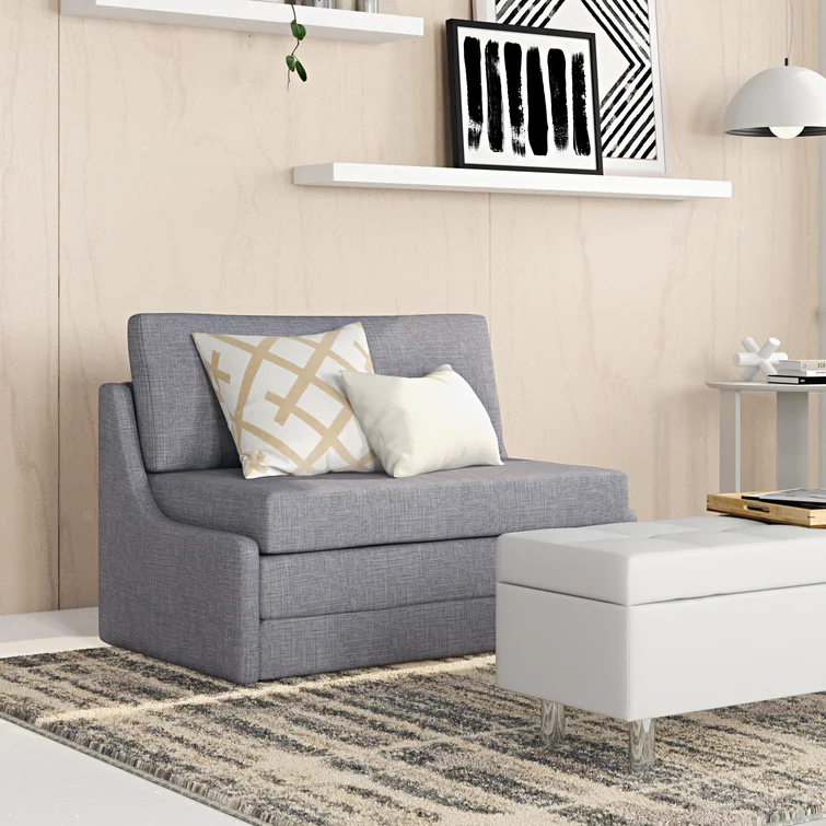 Sabine 43.31" Upholstered Sleeper Loveseat