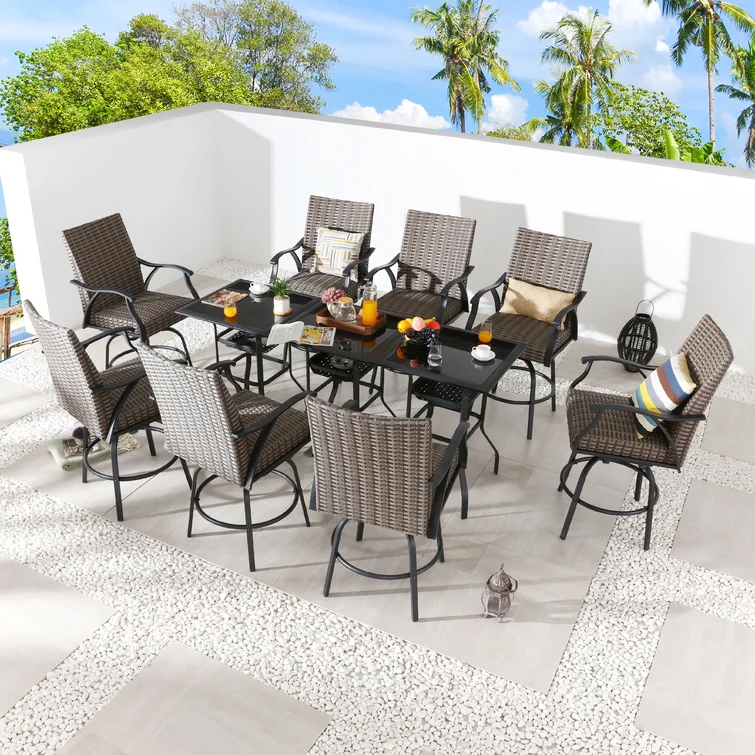 8 - Person Square Outdoor Dining Set