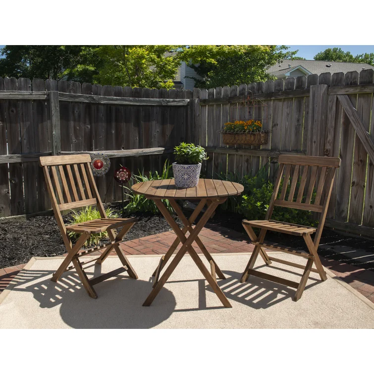 Zanna 2 - Person Round Outdoor Dining Set
