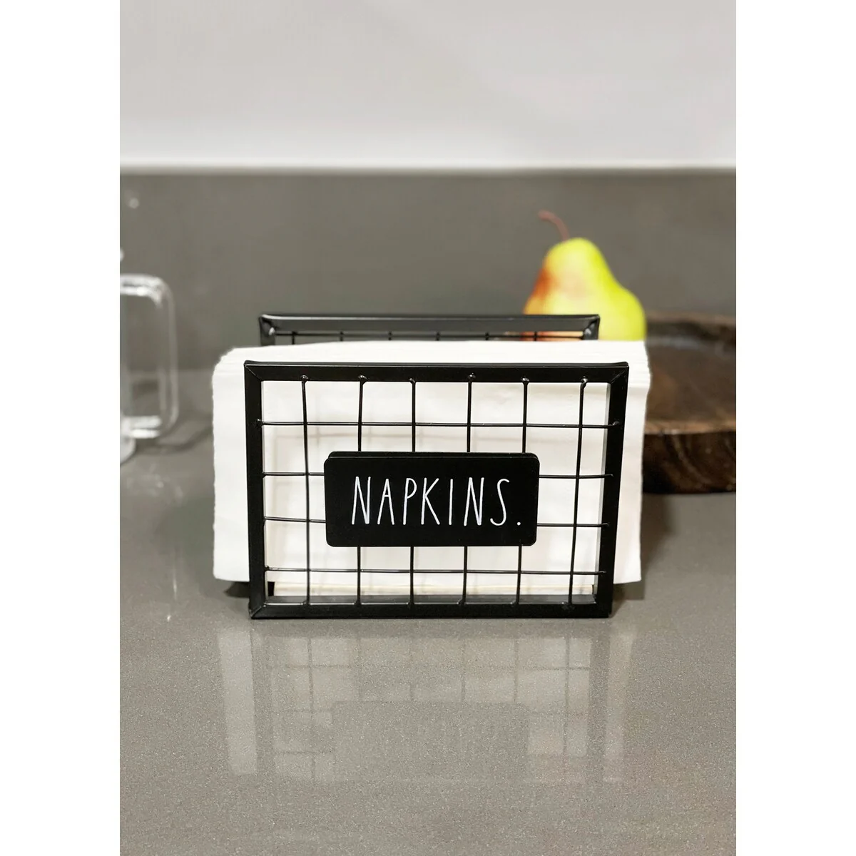 Rae Dunn Rustic Napkin Holder