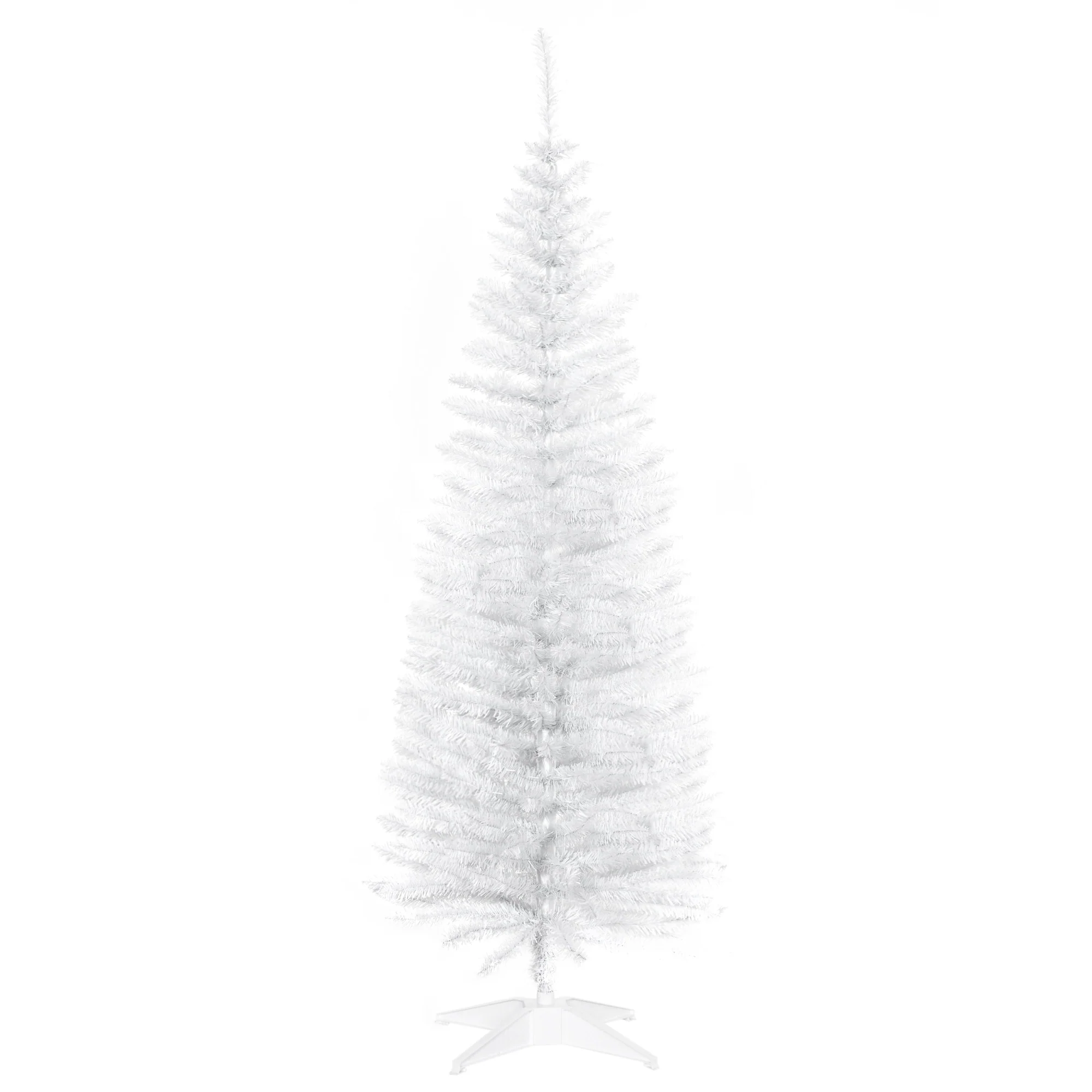 5' Slim Pencil Artificial Christmas Tree with 294 Branch Tips for Small Spaces