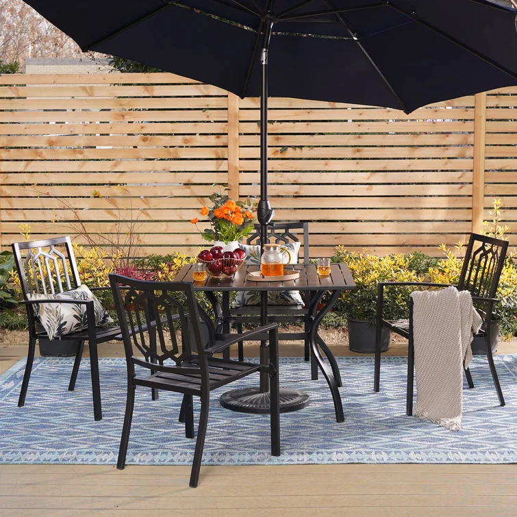 Alyah 4 - Person Square Outdoor Dining Set