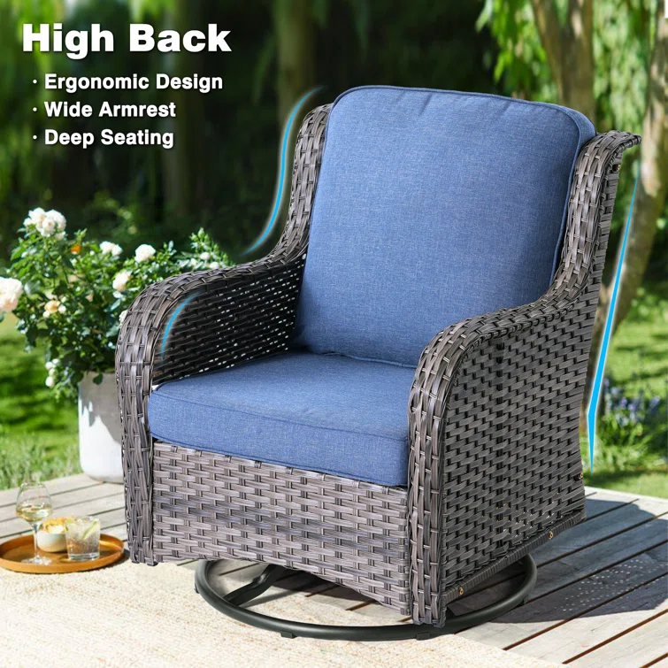 Guillen 5 - Person Outdoor Seating Group with Cushions