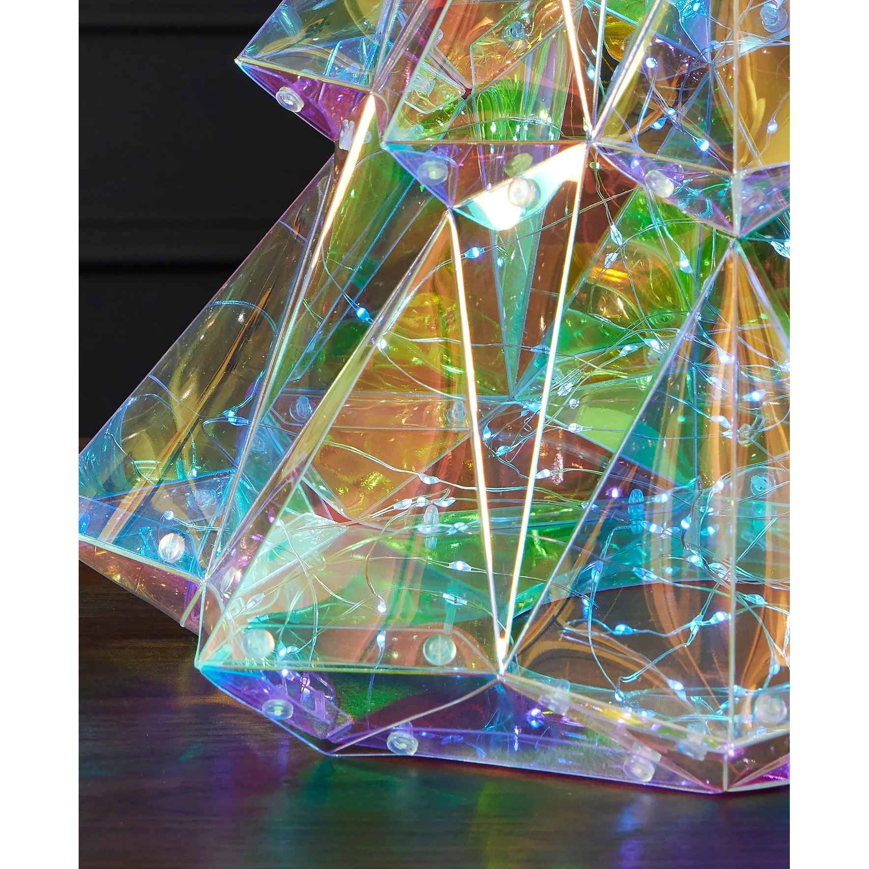 Prismatic Iridescent Diamond Christmas Tree 19