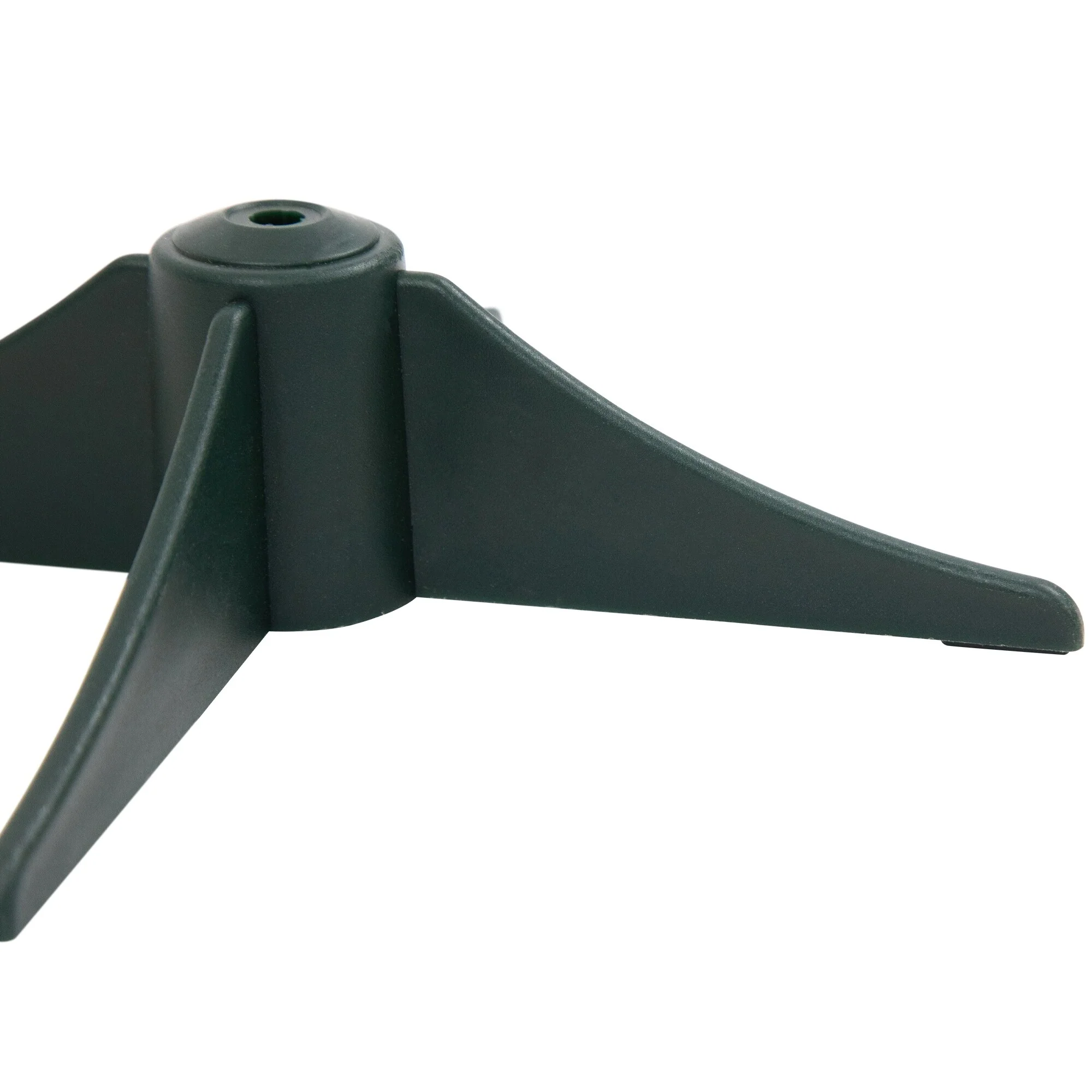 Green Plastic Christmas Tree Stand for 2' - 2.5' Artificial Trees. - 6.5
