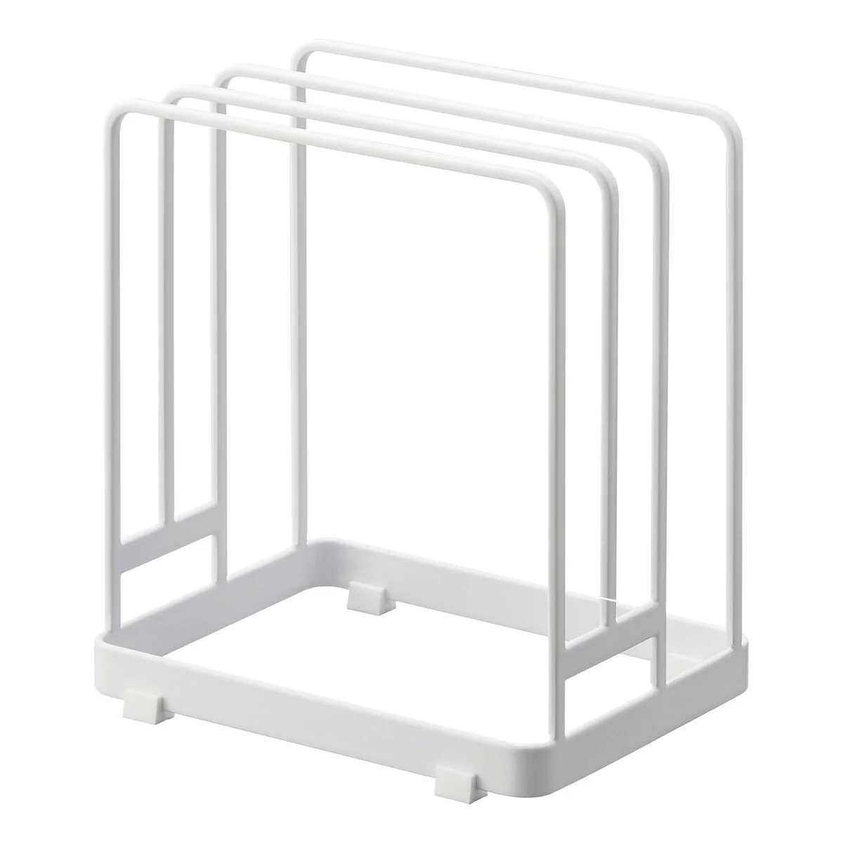 Yamazaki Home Round Cutting Board Stand, Steel - L 4.65 x W 6.3 x H 6.89 inches
