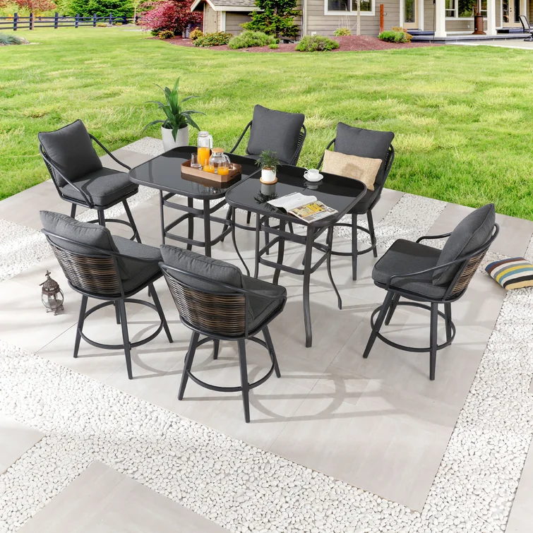 Swinton 6 - Person Square Outdoor Dining Set