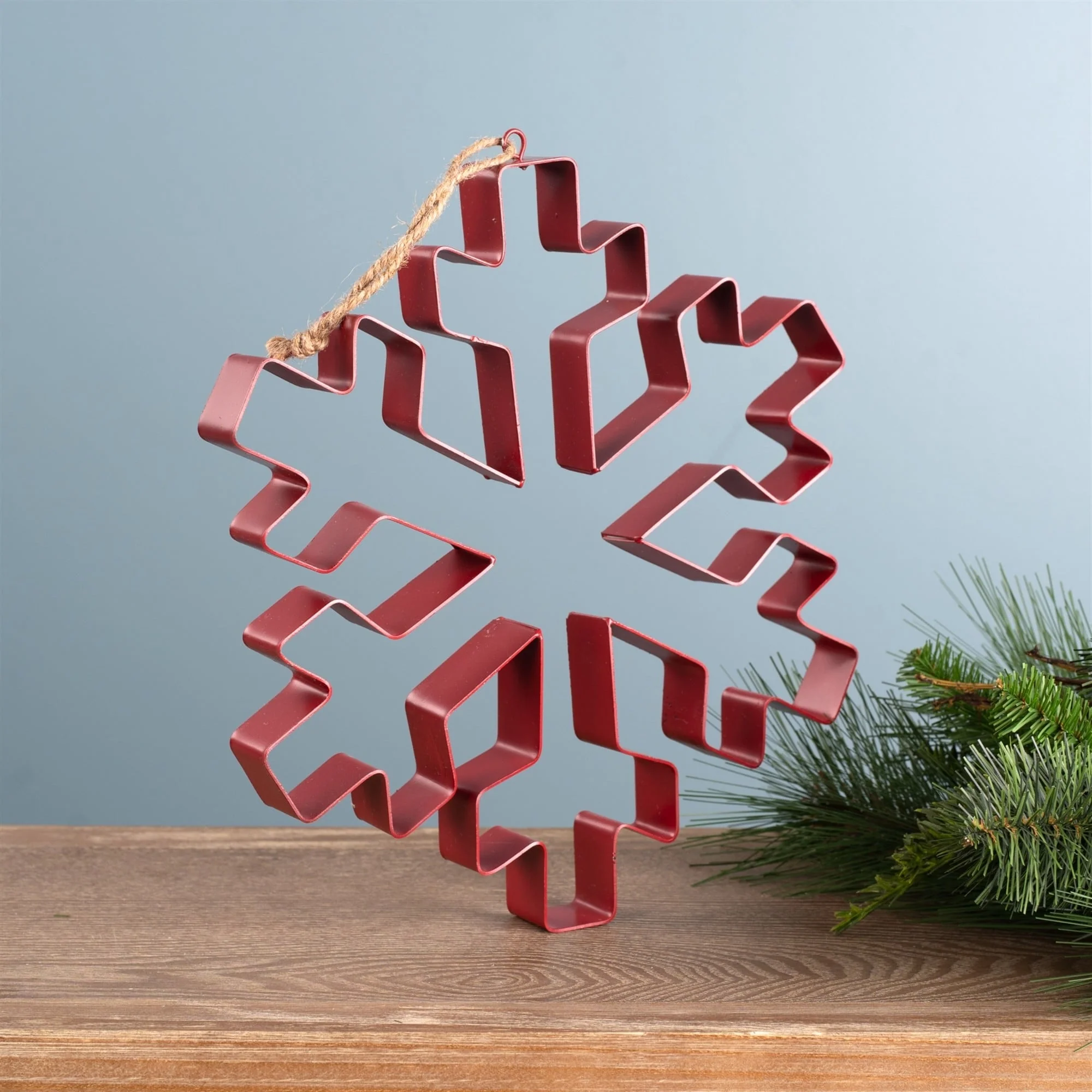 Snowflake Cookie Cutter Christmas Ornaments - 10.5