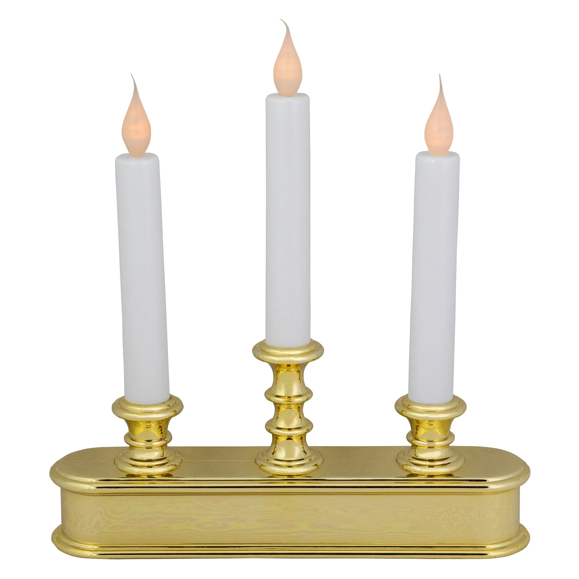 LED 3-Light Candolier Window Candle - 10