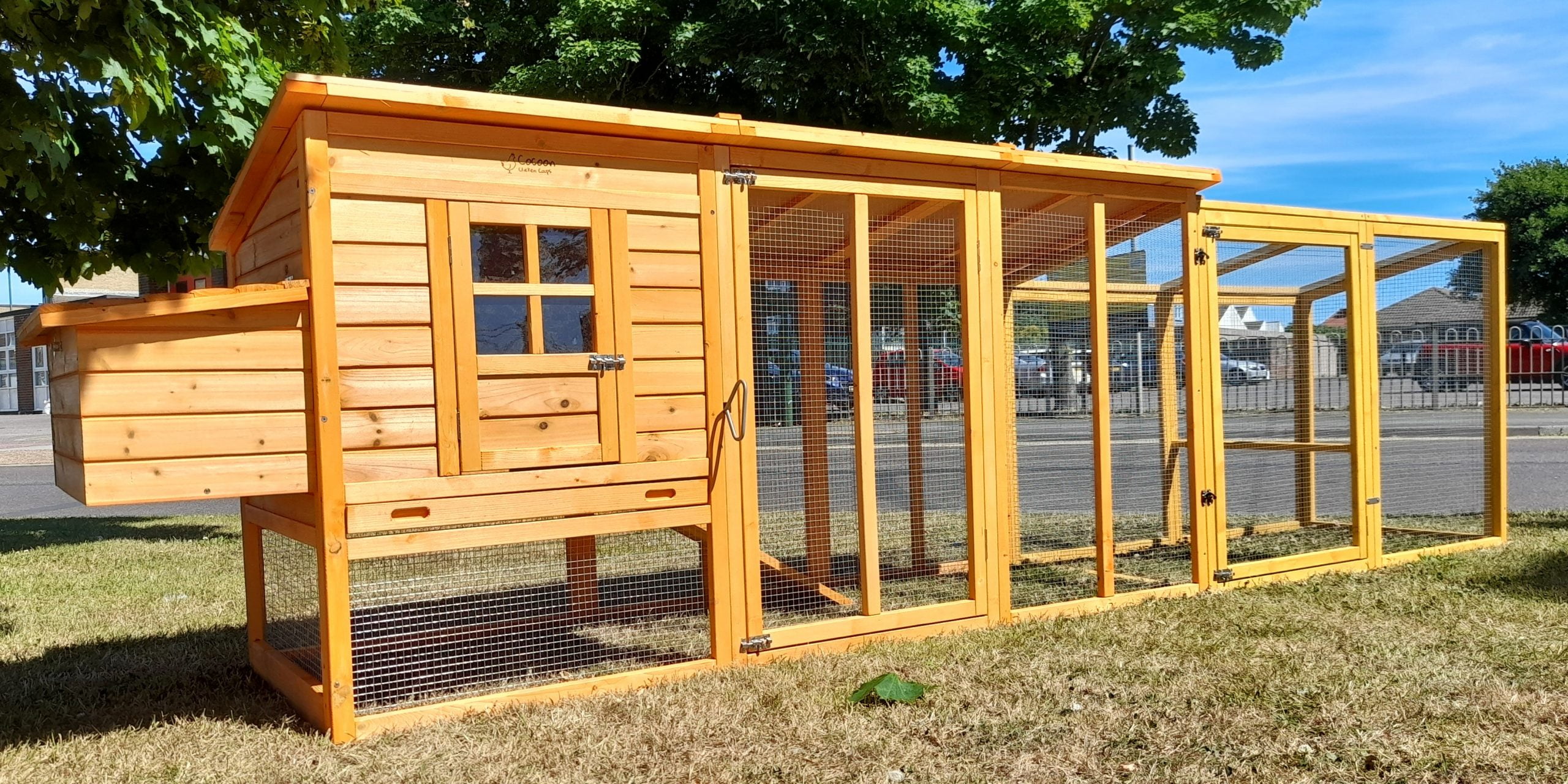 12.5FT Chicken Coop With Solid Roof