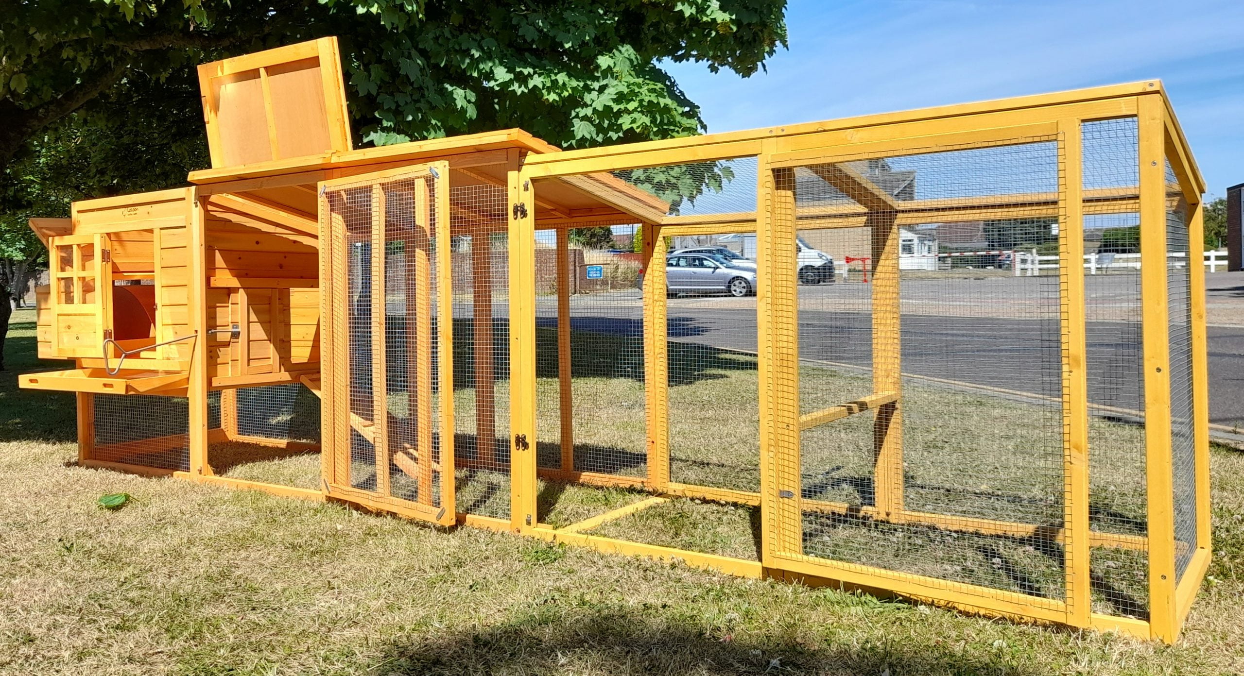 12.5FT Chicken Coop With Solid Roof