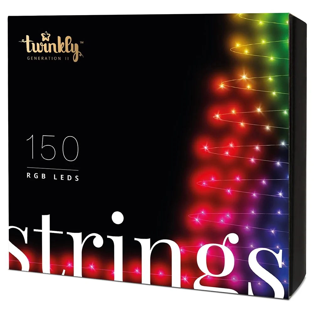 Kurt Adler 150-Light RGB LED Twinkly Light Set