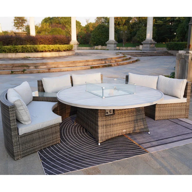 6 - Person Outdoor Seating Group with Cushions