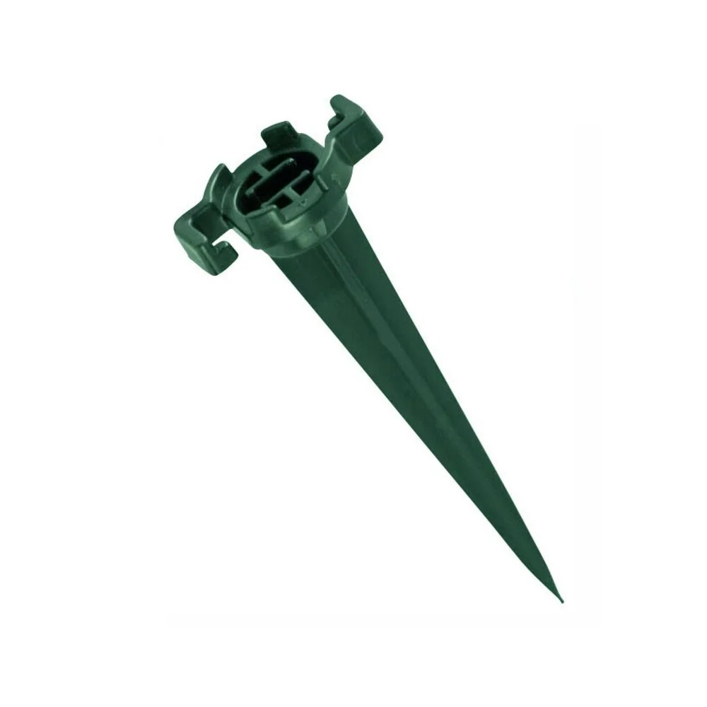 25ct Universal Green Outdoor Christmas Light Stakes 4.5