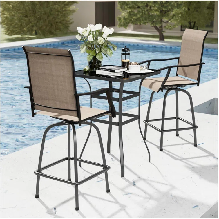 Deert 2 - Person Square Outdoor Dining Set