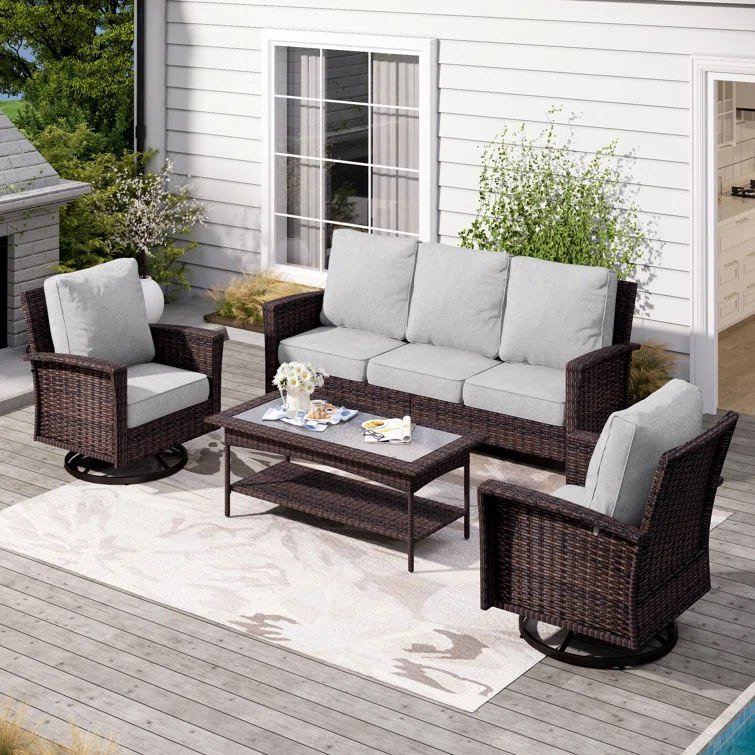 Nadilee Outdoor Seating Group with Cushions