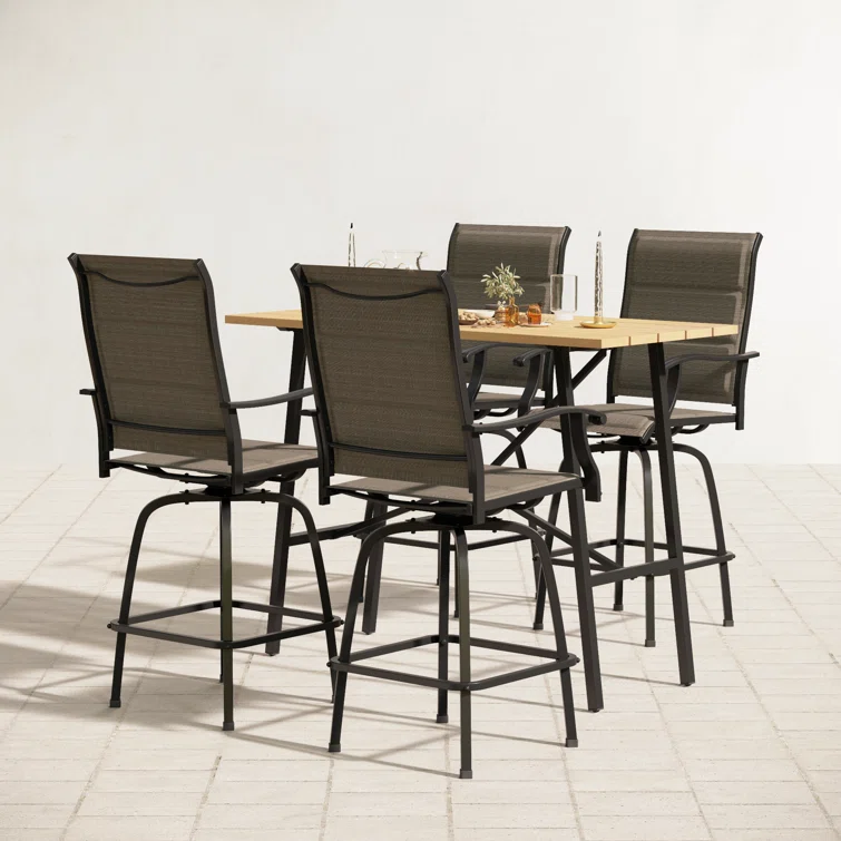 Alyne 4 - Person Rectangular Outdoor Dining Set