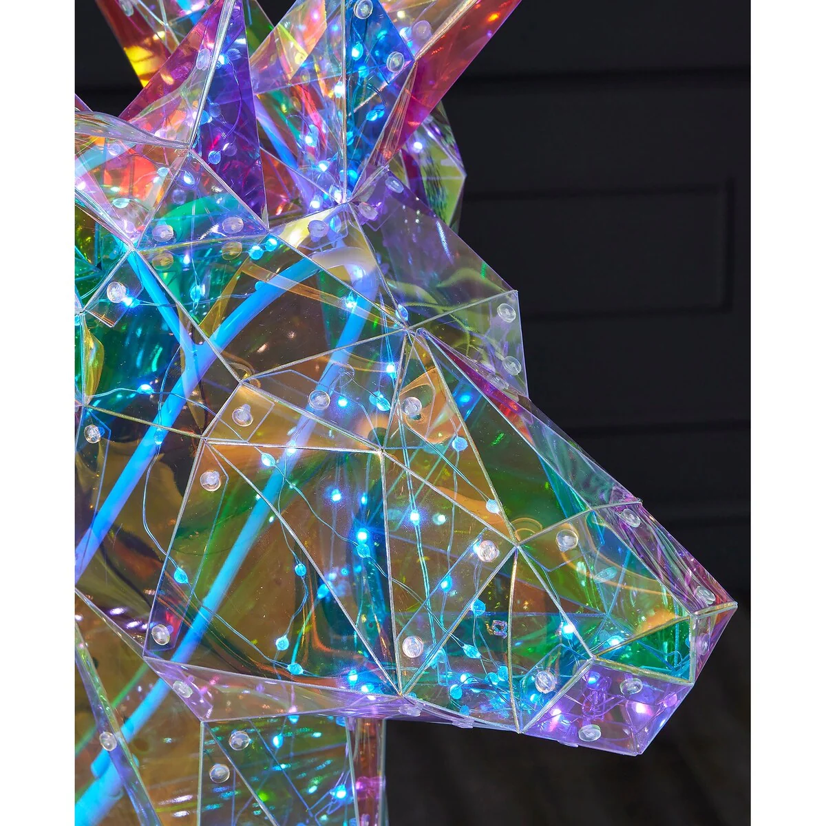 Prismatic Iridescent Christmas Deer 57