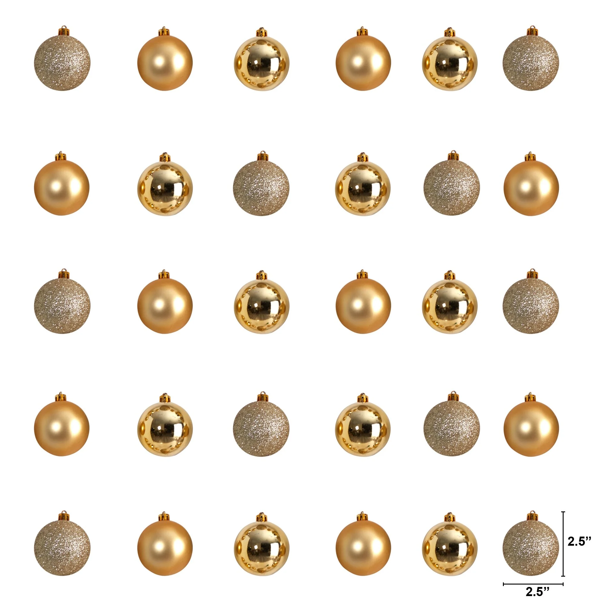 Holiday Christmas 30 Count 2.5