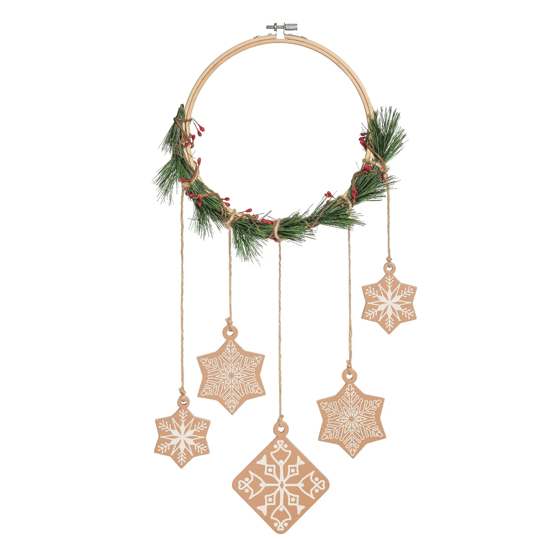 Wreath Snowflake Mobile