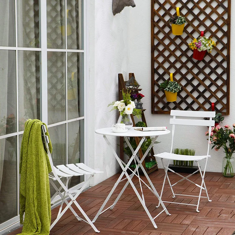 Leen 2 - Person Round Outdoor Dining Set