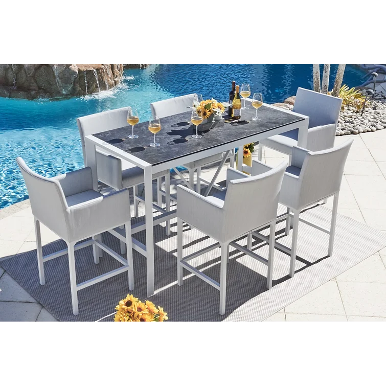 6 - Person Rectangular Outdoor Dining Set