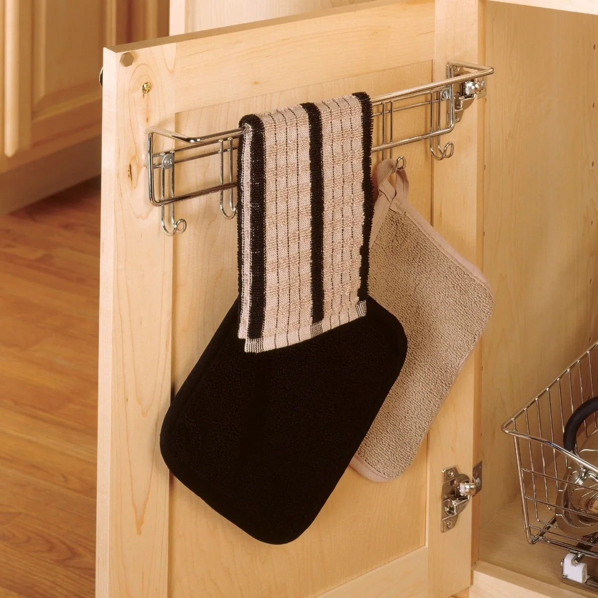 ClosetMaid Chrome 6-hook Towel Rack