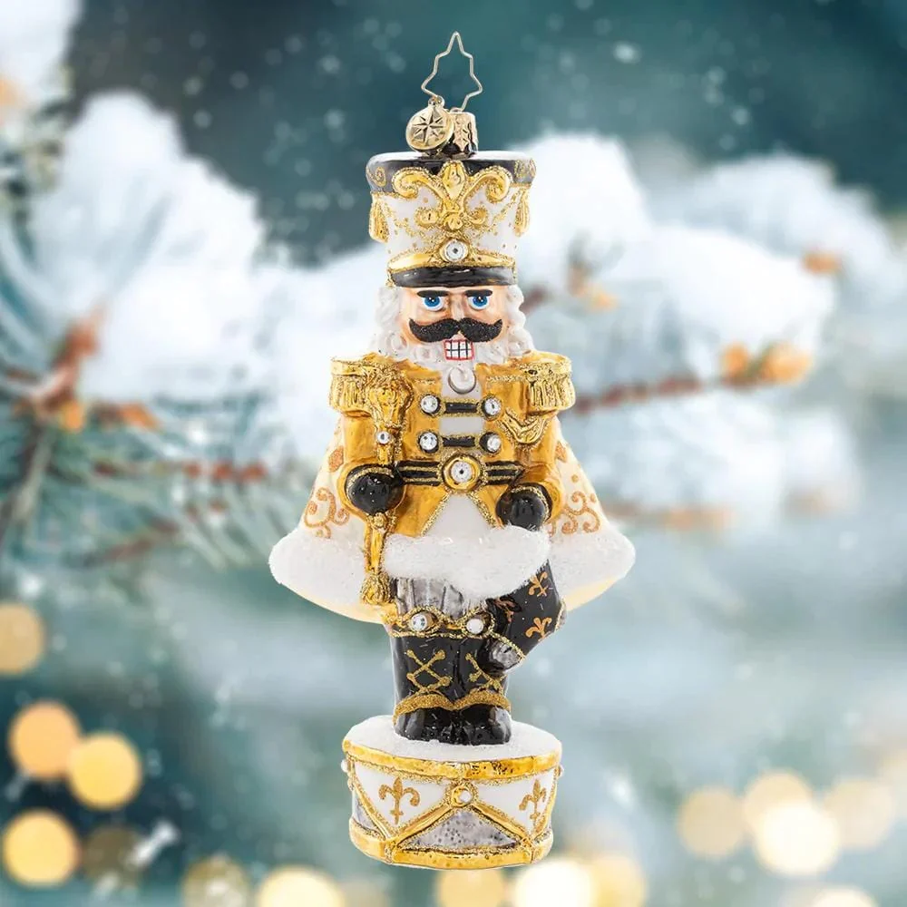 Christopher Radko Golden Guardian Glass Christmas Ornament 1021657