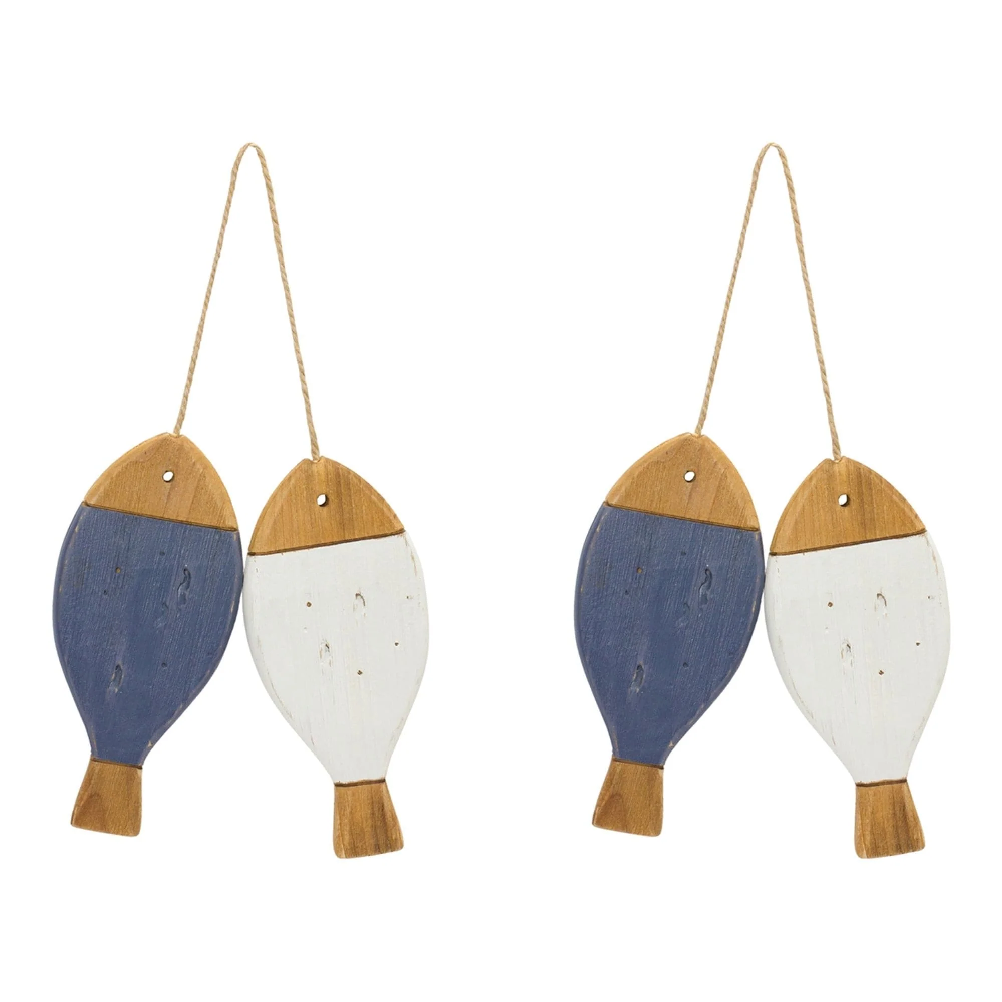 Set of 2 Pair of Fish Christmas Ornaments 23.25