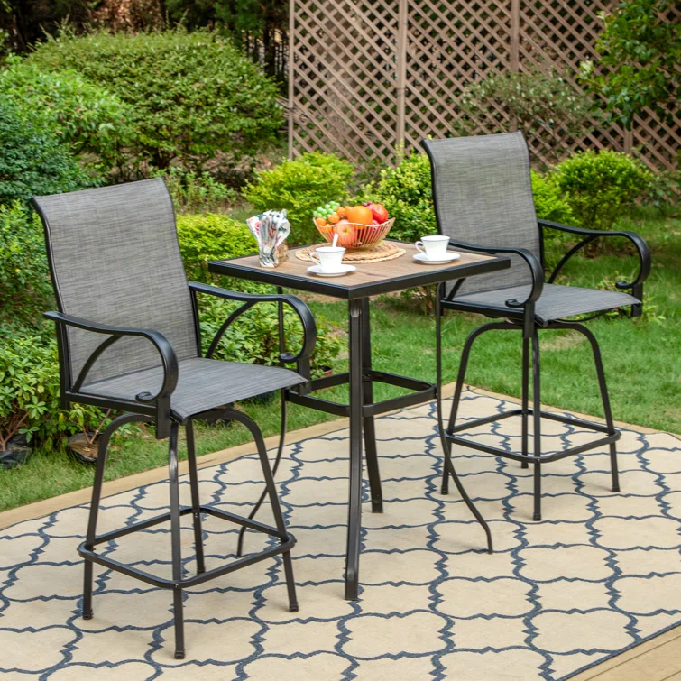 Alyne 2 - Person Square Outdoor Dining Set