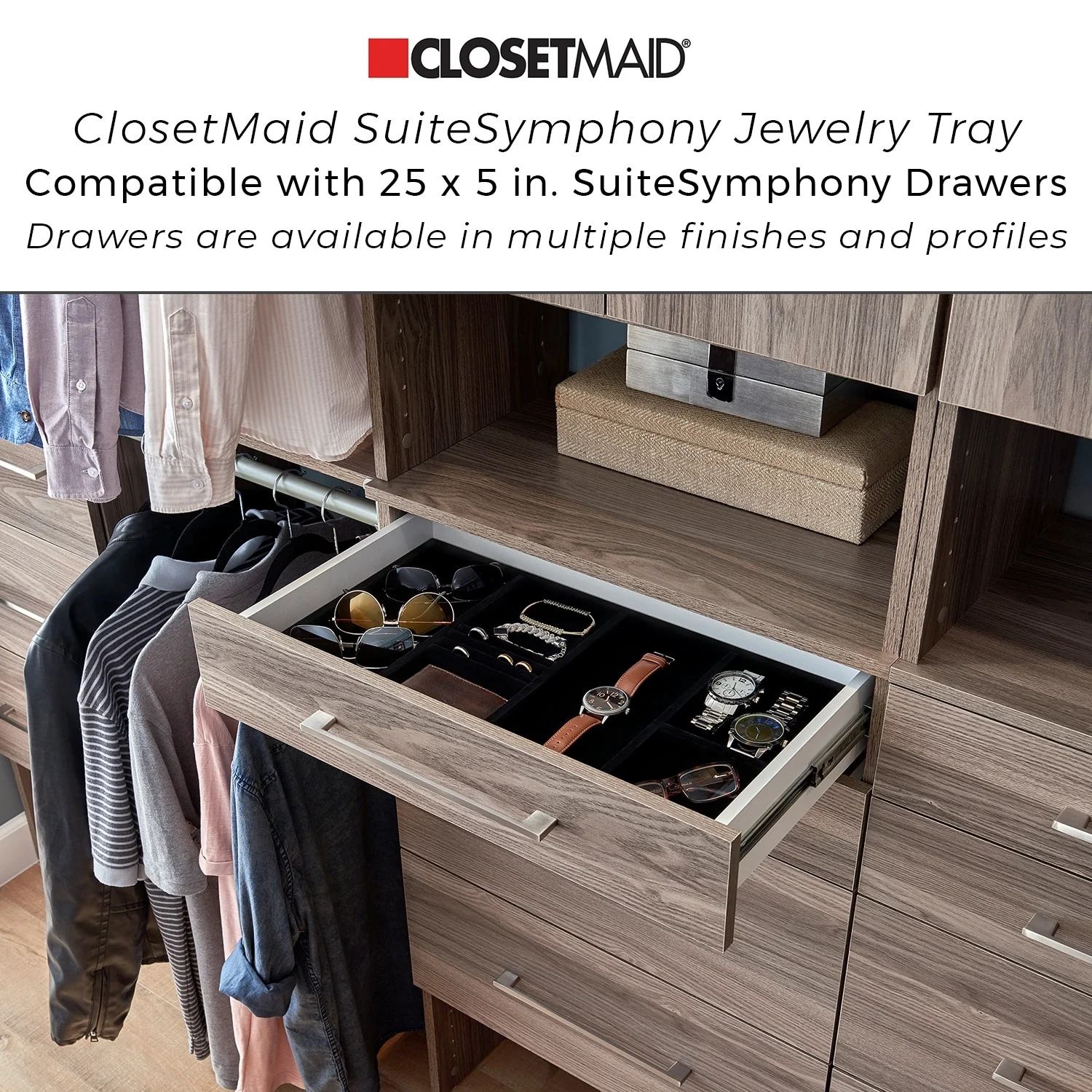 ClosetMaid SuiteSymphony 25-inch Wide x 10-inch High Drawer