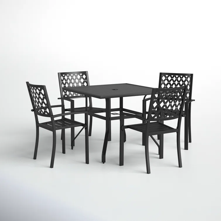 Alyah 4 - Person Square Outdoor Dining Set